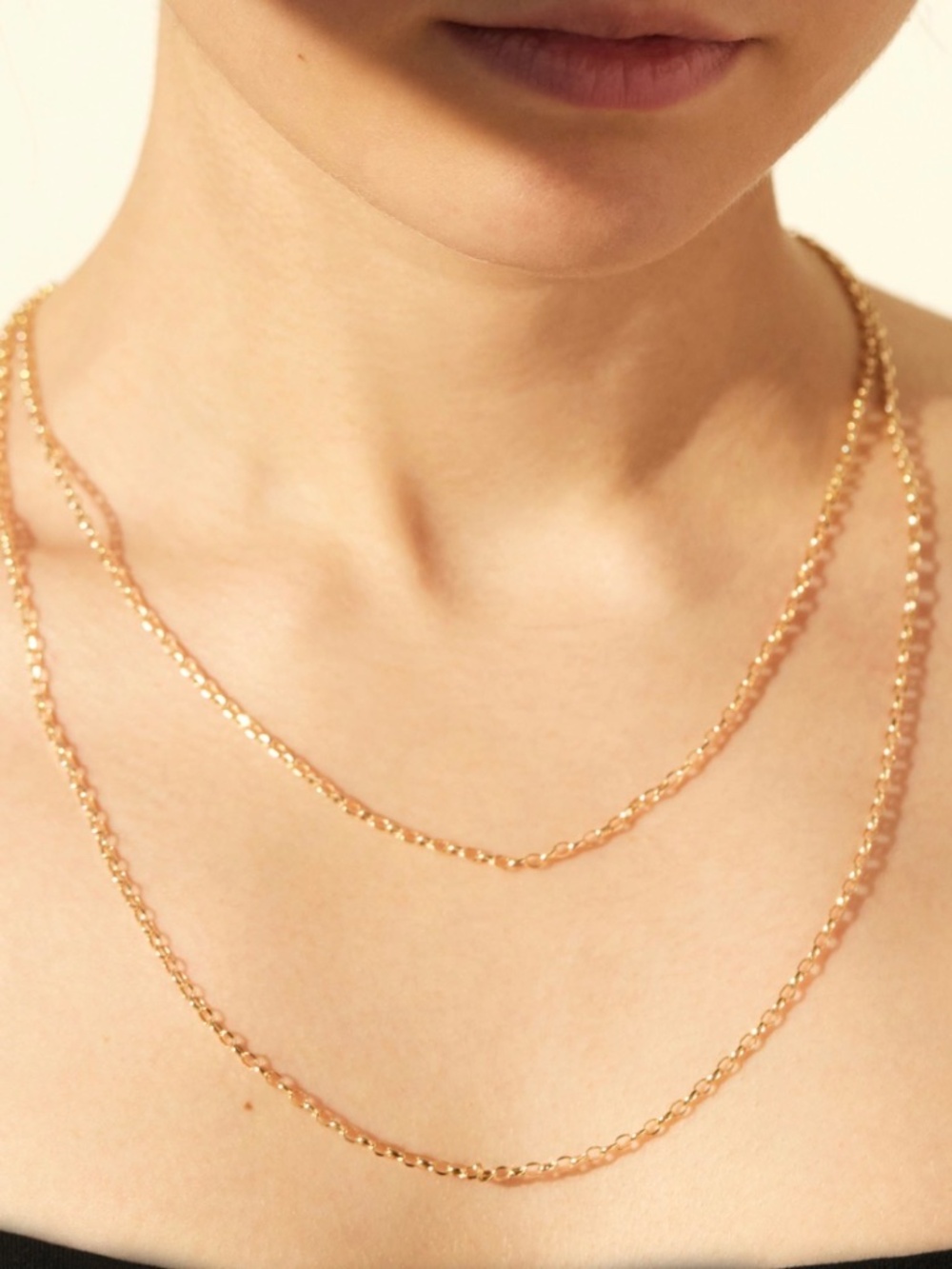 Catbird Festoon Chain 22” Solid 14K Gold